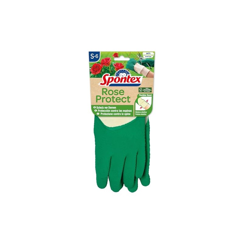 Spontex Rose Protect Extra Tough Gardening Gloves for Thorns and