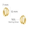 SOFIA MILANI - Women's Earrings 925 Silver - Geometry Creole