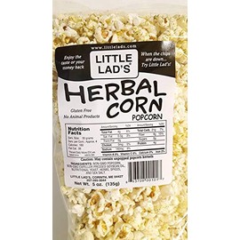 Little Lads Herbal Popcorn, NON-GMO, Gluten-Free, Maine Made, 5 oz.