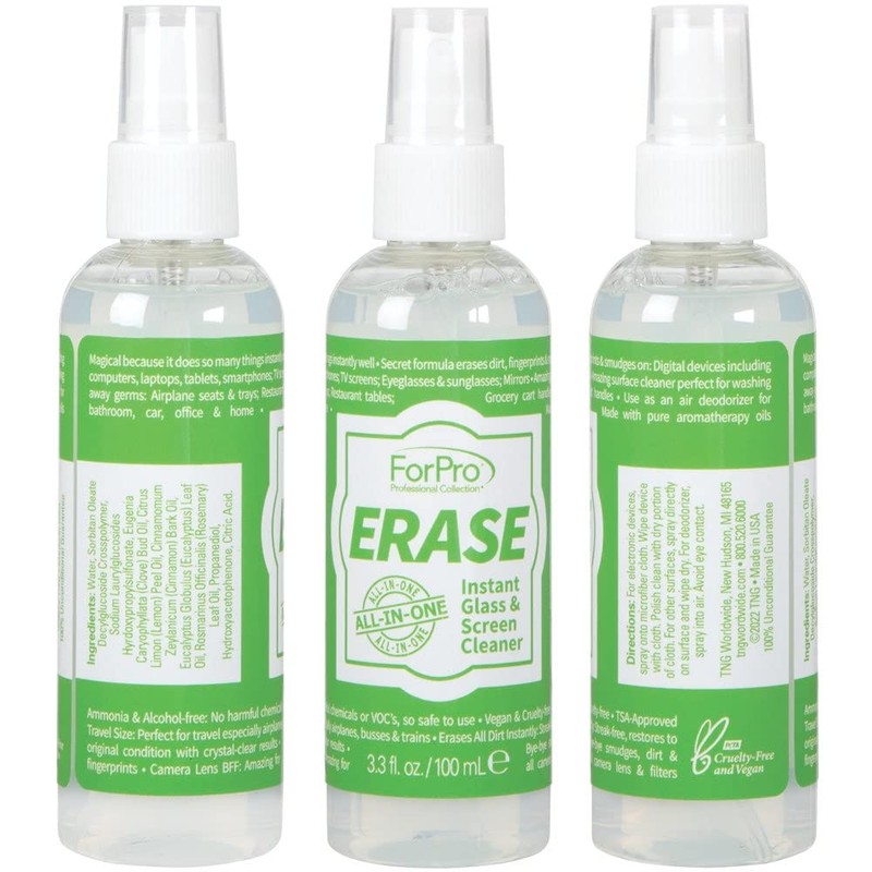 ForPro Erase Instant Glass & Screen Cleaner Kit, for TV