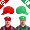 Kit Sombreros AC Mario Bros Luigi Adulto Infantil 6 Piezas