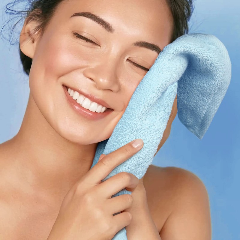 Cleanbear 100% Cotton Wash Cloths 12 Pack Bath Washcloths Facecloths,