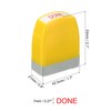 PATIKIL Ererlet Notice Stamp Self Inking Red Ink Office Stamp