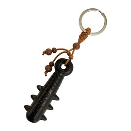 Kills Collision! Tsuboshi Tsubushing Stick Wooden Acupressure Portable Health Goods with Key Chain Massage, Relax, Variety Goods (1 Piece)