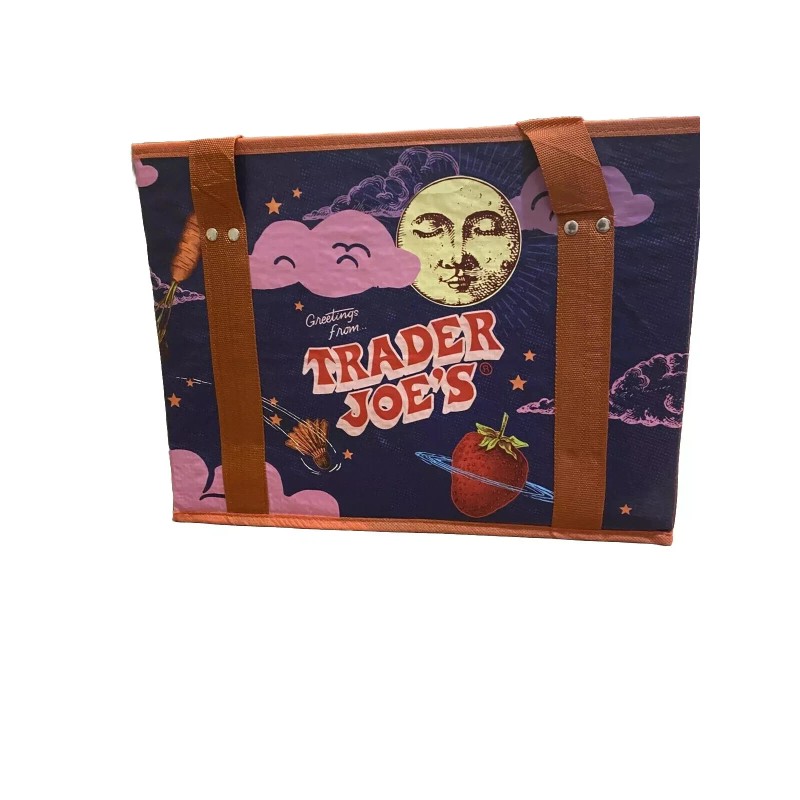 Trader Joe's Stand-Up Collapsible Grocery Tote Bag (New Just Release)