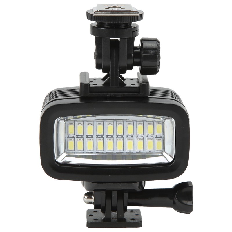 40m Underwater Video Fill Night Light IPX8 Waterprooof Dive Light