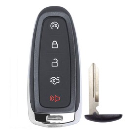 Replacement Key Fob Shell Case Cover Fit for Ford Edge Escape Explorer Focus Flex Taurus Fusion Lincoln MKS MKT MKX Smart Keyless Entry Remote Blank Key