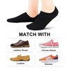 wernies 8 Pairs Short Socks Black No Show Low Socks