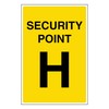 V Safety Security Point H 100 x 150 mm -