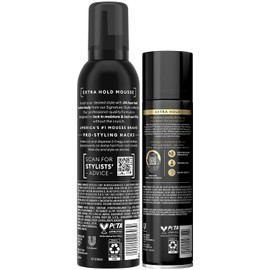 TRESemmé Extra Hold Hairspray & Shaping Mousse Bundle – 24H Touchable Hold & Volume + Frizz Control