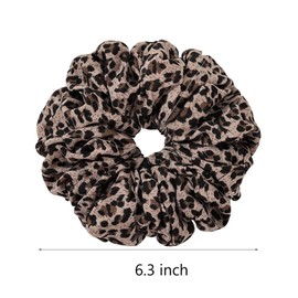 Large satin Scrunchies XL Silk Oversized Scrunchie for Thick long Hair Scrunchy Bobbles Soft Hair Ties Jumbo Hair Scrunchies for Women Girls