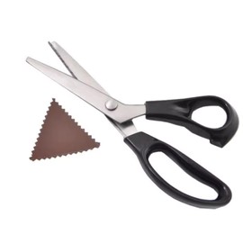 Yosoo Tijeras dentadas, acero inoxidable Confección tela decorativa Edge tijeras dentadas Tijeras podadoras Arte de papel zigzag/Vieira Cut Cut 5mm