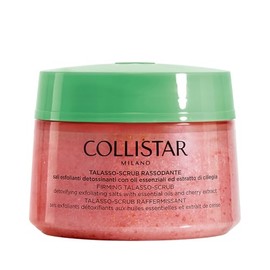 Talasso Exfoliating Scrub Firming Detoxifying Salts with Essential Oils of Cherry Maxi Jar 700 gr by COLLISTAR                                        