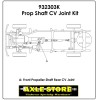 Drive Tech America 4WD 4X4 Front Prop Shaft (Rear) CV