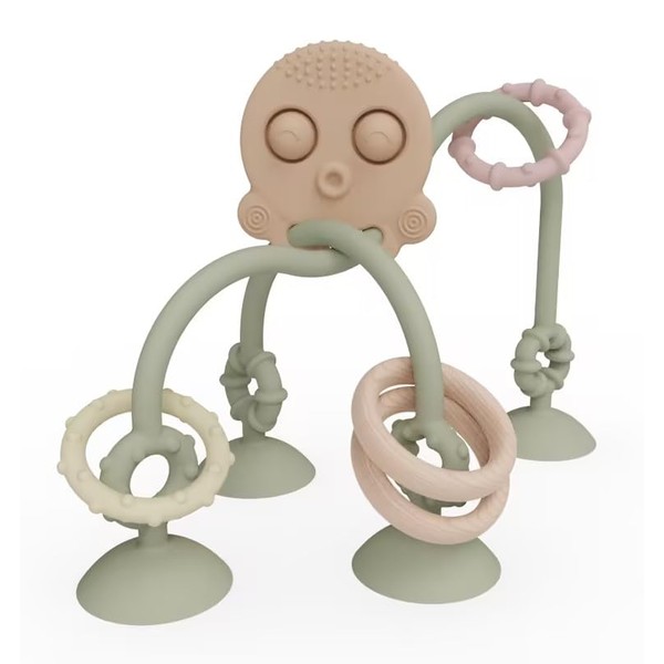 Happi2U Octopus High Chair Toy with Suction Cup for Babies,