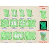 Off The Wall Plates - Green Fun Squigley Lines Classic