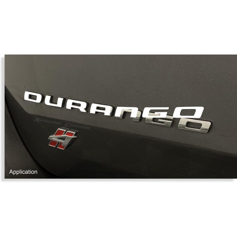 Reflective Concepts Durango Lift Gate Emblem Overlay Decal Sticker -