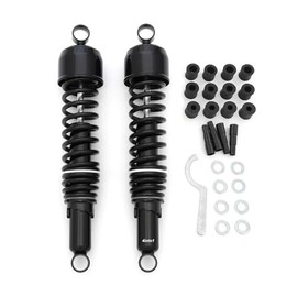 Black Performance Rear Motorcycle Dual Spring Shocks 365mm 14 3/8" Fits Laverda