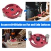 Sutekus Dowel Jig Drill Guide, Vertical Pocket Hole Jig Kit,