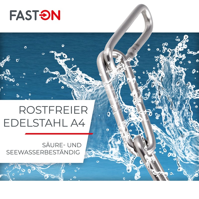 FASTON® Stainless Steel Chain 2 mm Stainless Steel Chain (4