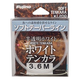 Fujino Tenkara Line K-25 White Tenkara Nylon, 12.8 ft (3.6 m), White