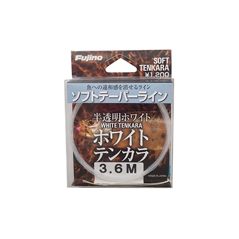Fujino Tenkara Line K-25 White Tenkara Nylon, 12.8 ft (3.6