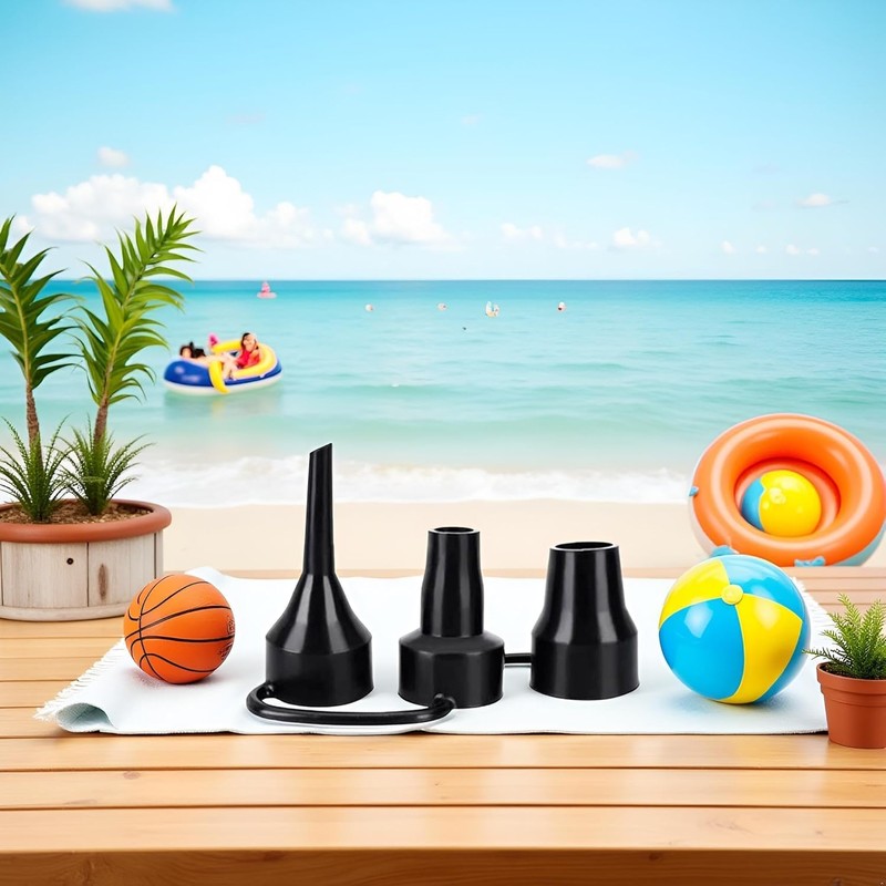 aoukoslt Black Air Pump Replacement Nozzles, Plastic Pump Nozzles, 3
