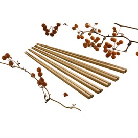 Sakai Sangyo Kumamoto Chopsticks (Set of 5), Moso Bamboo (Carbonized), Approx. 9.4 inches (24 cm), Cooking, Durable, Bamboo, Easy to Use, Easy to Grab, Kyushu