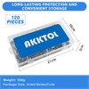 AKKTOL Rivet Nut Set, 120 Piece Threaded Sleeve Set, Universal