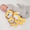 Living Textiles Knitted Plush Baby Toy - Leo The Lion