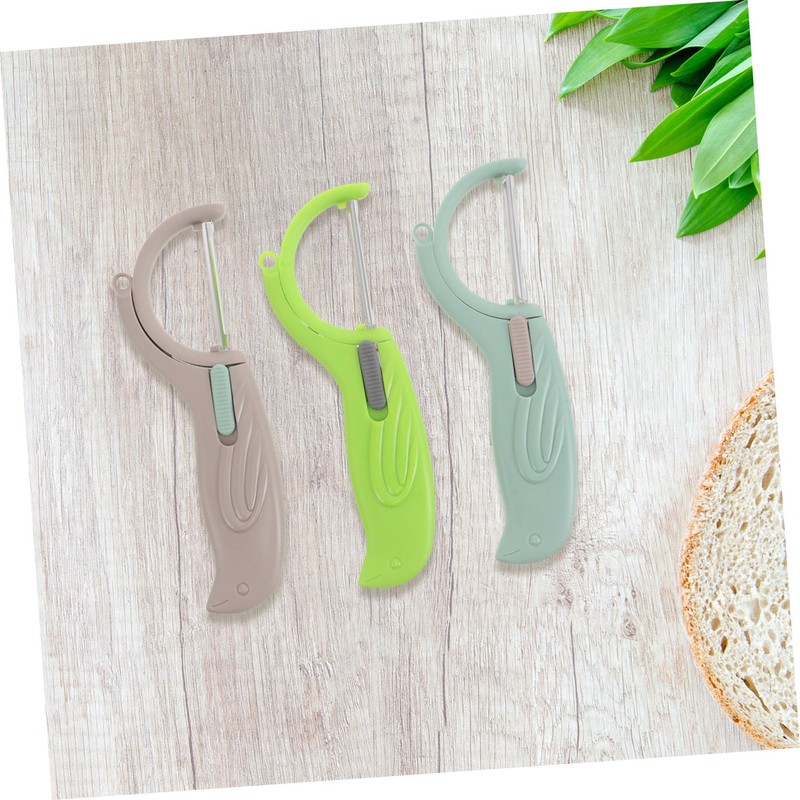 NOLITOY 3Pcs Stainless Steel Vegetable Peeler Lightweight Rotating Peeling Tool