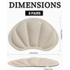 KGDUYC 6 Pairs of Heel Pads Comfortable Insoles for Too