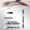 Microblading Eyebrow Pen, 2 Tip Precise Microblade Eyebrow Pencil That