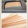 4Pcs Car Curtains Car Side Window Sunshade Curtain Magnetic Rail