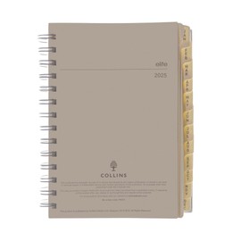 Collins Elite 2025 Diary for Business - Compact Day a Page Planner - Diary Refill - (1140R-25) - Premium Professional Organiser Refill with Luxury Paper