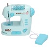 Children Electric Sewing Machine Toy with Threader Ruler Interesting Small