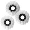 3 Pack Mop Heads Replacement, 360° Spin Mop Heads, Microfiber