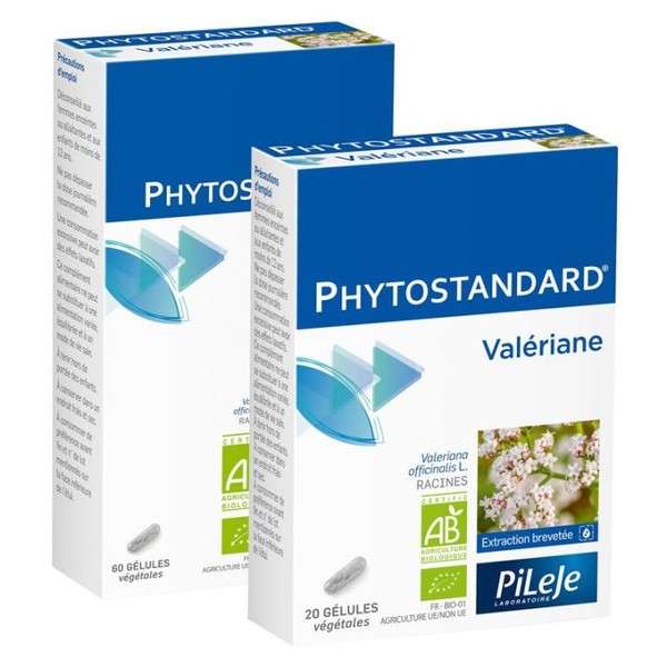 PhytoPrevent Phytostandard Valériane BIO gélules Pileje , 20 capsules