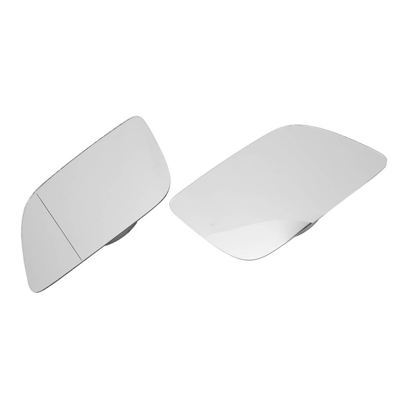 2PCS Side Heated Mirror Glass Left Right Fog Resistant Efficient
