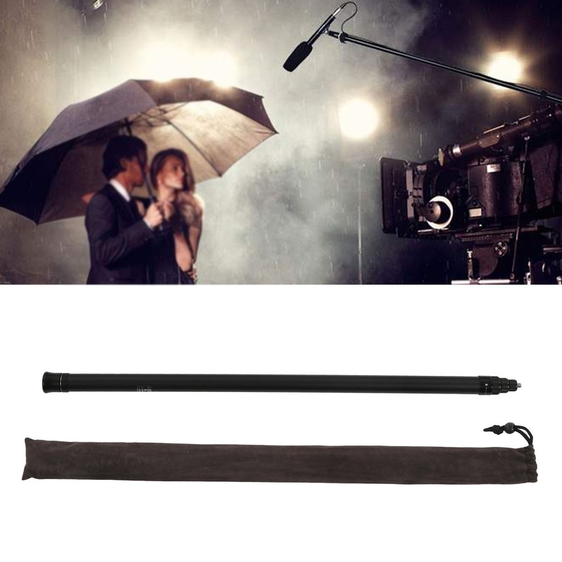 Microphone Extension Rod Telescopic 7 Section Mic Boom Pole for