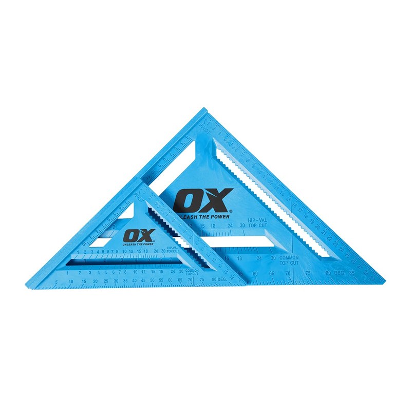 OX Tools Trade Roofing Plastic Rafters Square Set -180mm &