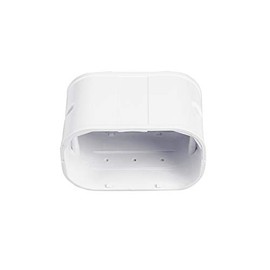 LyPrem PVC Line Cover Kit Parts Accessories for Ductless Mini Split (4" Coupling,White)