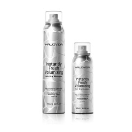 HALOVIDA INSTANT FRESH VOLUMZING  HAIR DRY SHAMPOO 5.07FL.OZ:_HAIR DRY SHAMPOO 150ml+60ml
