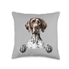 German Shorthaired Pointer Dog Throw Pillow