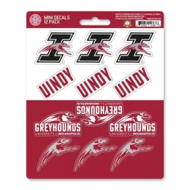FANMATS University Of Indianapolis Greyhounds - Set Of 12 Sticker Sheet