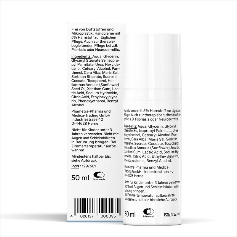 Phametra 5% Urea Hand Cream | Nourishes and Rehydrates Dry