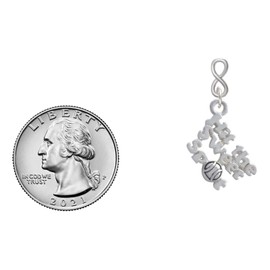 Delight Jewelry Silvertone Hit the Sweet Spot with Softball Silvertone Infinity Post Earrings