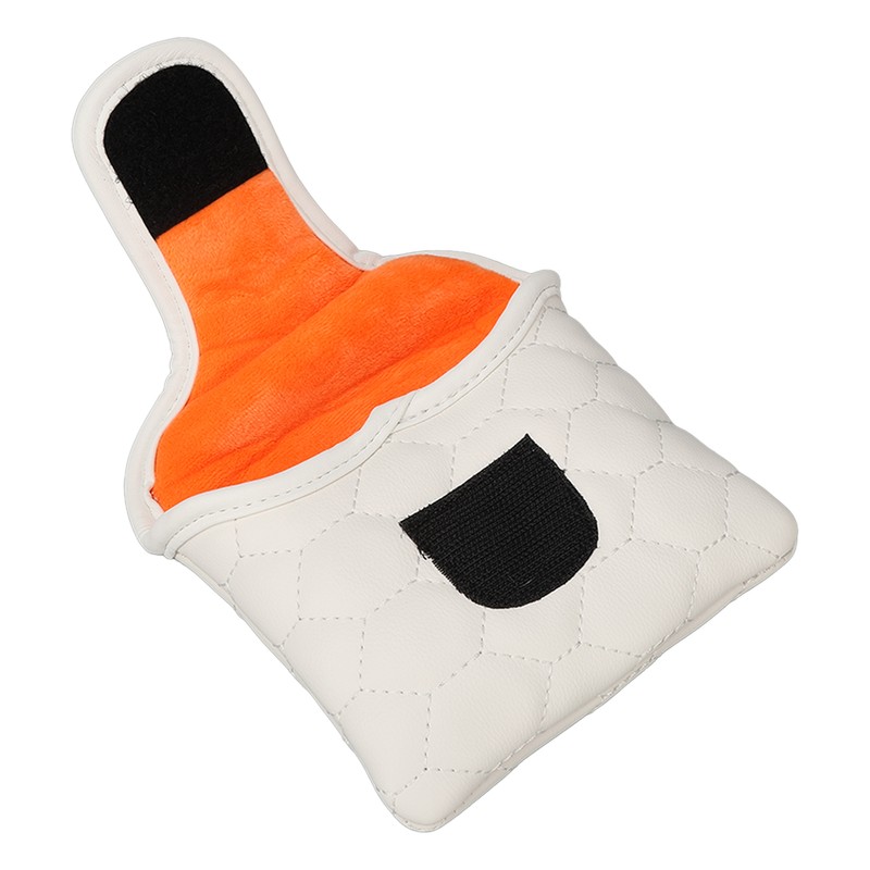 PU Golf Club Head Cover White Golf Head Cover Golf