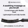 Fingerbrush Combo Medium - Styling Hair Brush for Dry &