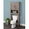 Zenna Home Over The Toilet Storage Cabinet, Wooden Bathroom Storage